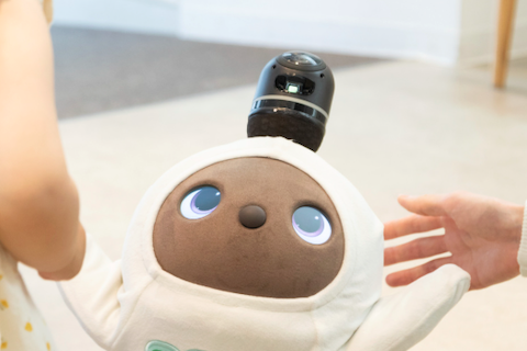 院内マスコットのきらりちゃんのお出迎え